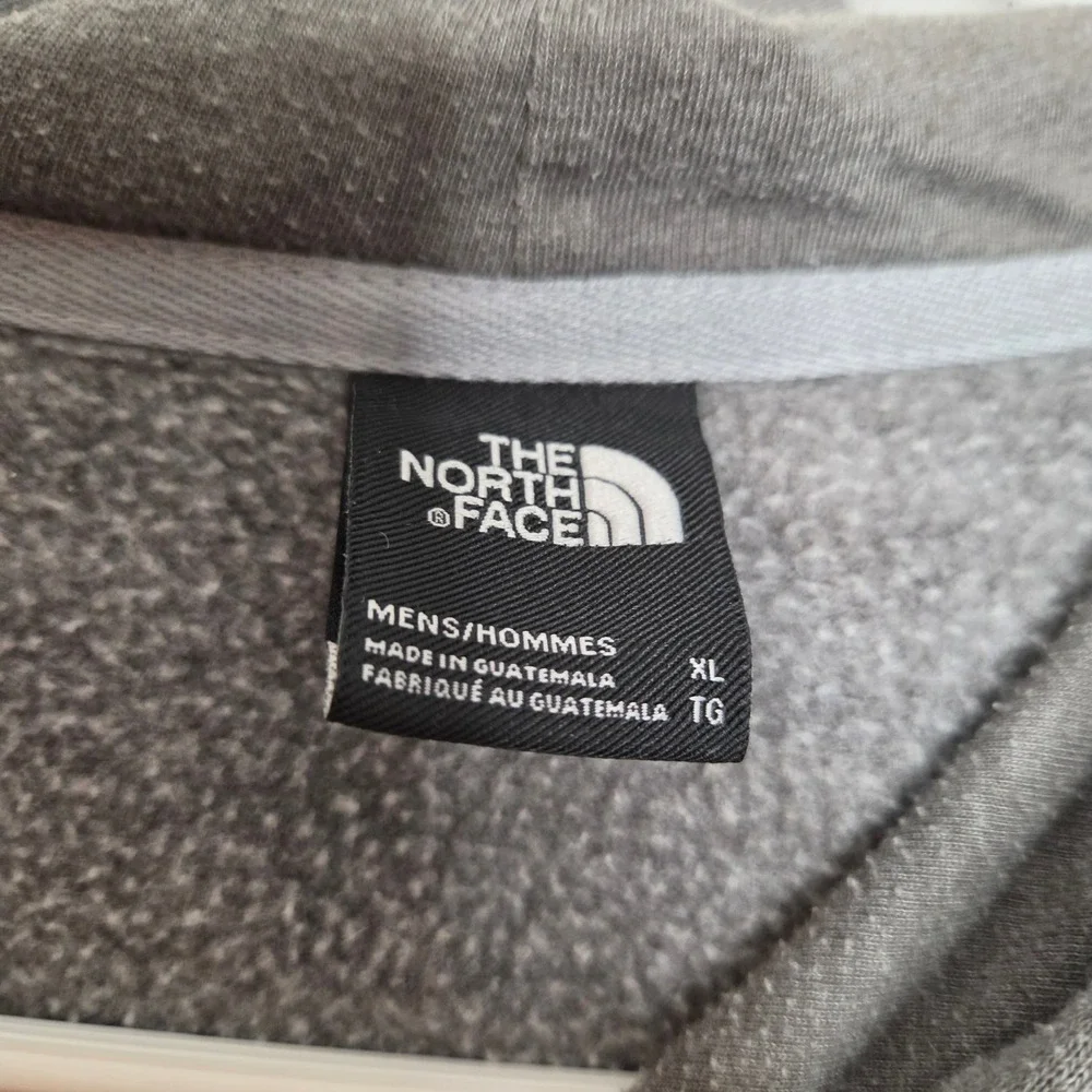The North Face Mens Gray Grizzly Bear Logo Graphic Pullover Hoodie XL